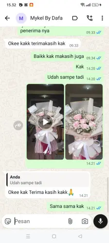 Testimonial Buket Bunga pluit