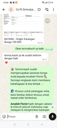 Testimonial Papan Bunga pluit